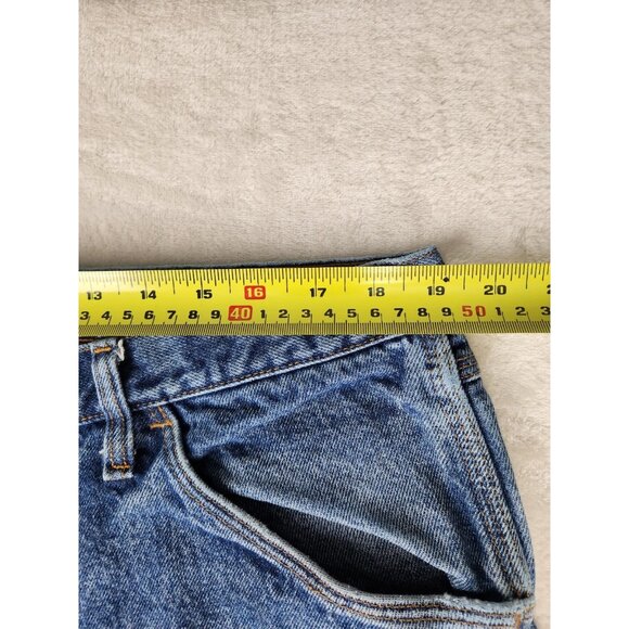 Wrangler FR Riggs Workwear Jeans Mens W38"x27" Blue HRC2 2112 - Picture 15 of 16